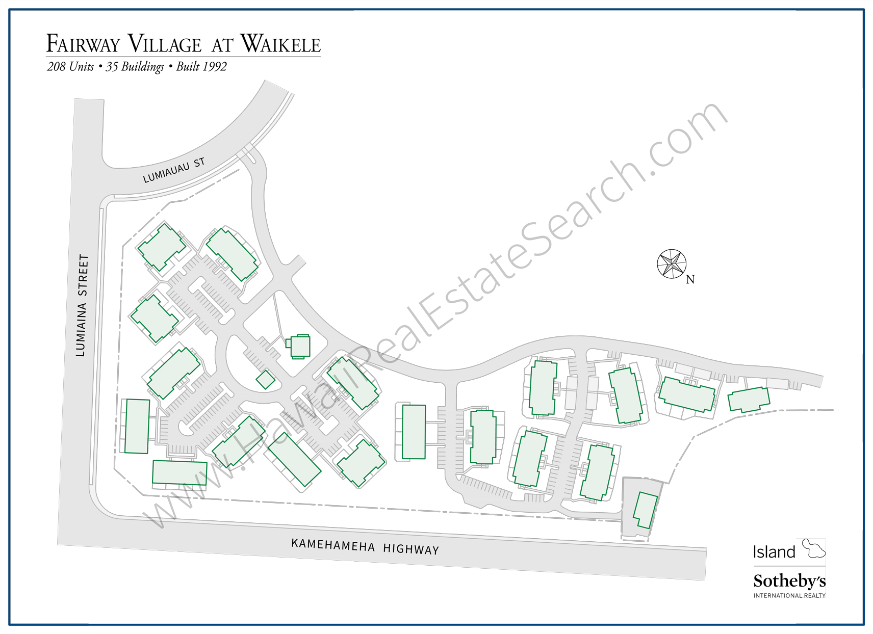 Fairway Village Waikele Map